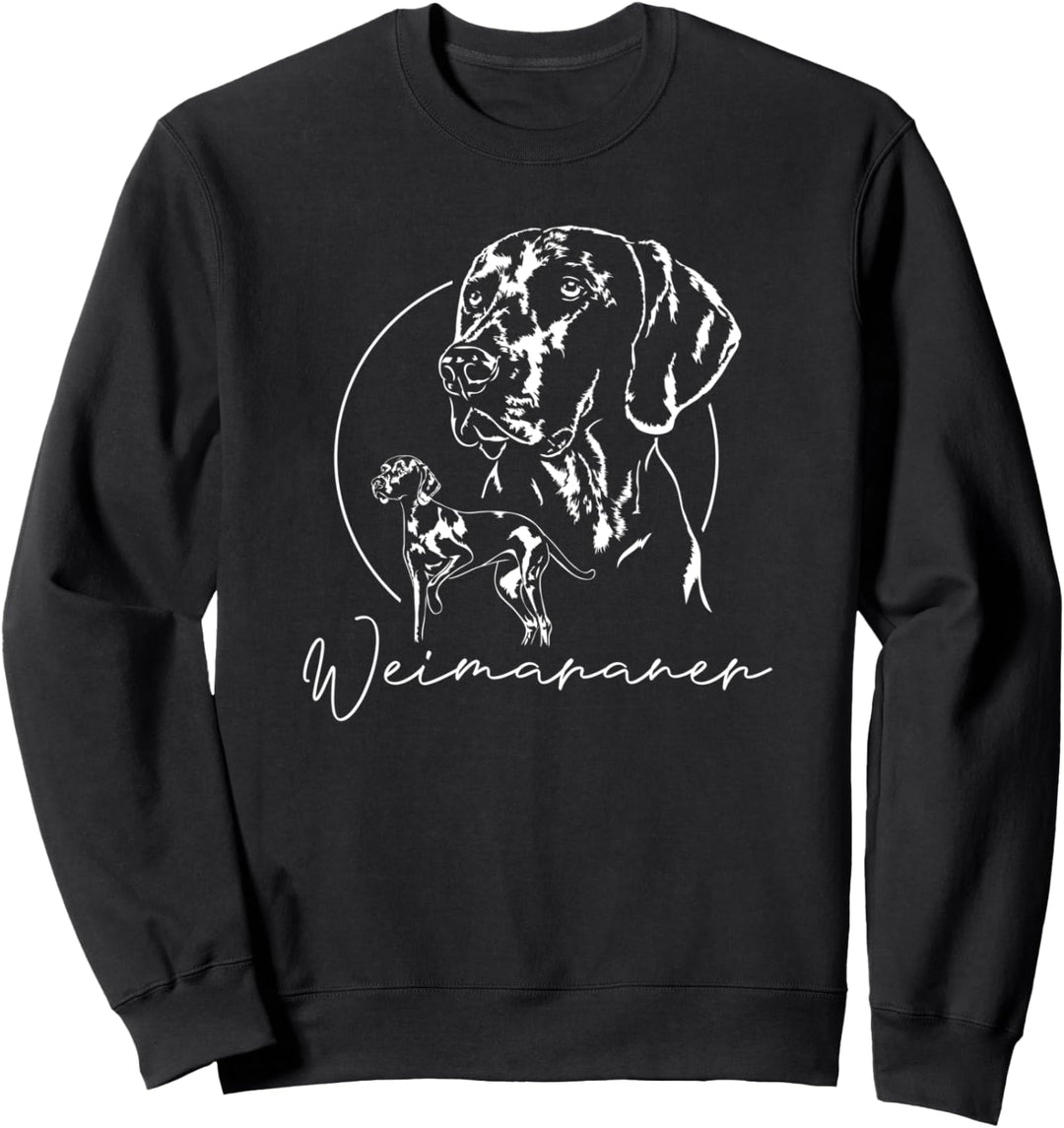 Weimaraner Hund Jagdhunde Jäger Jagd Wilsigns Hunde Sweatshirt