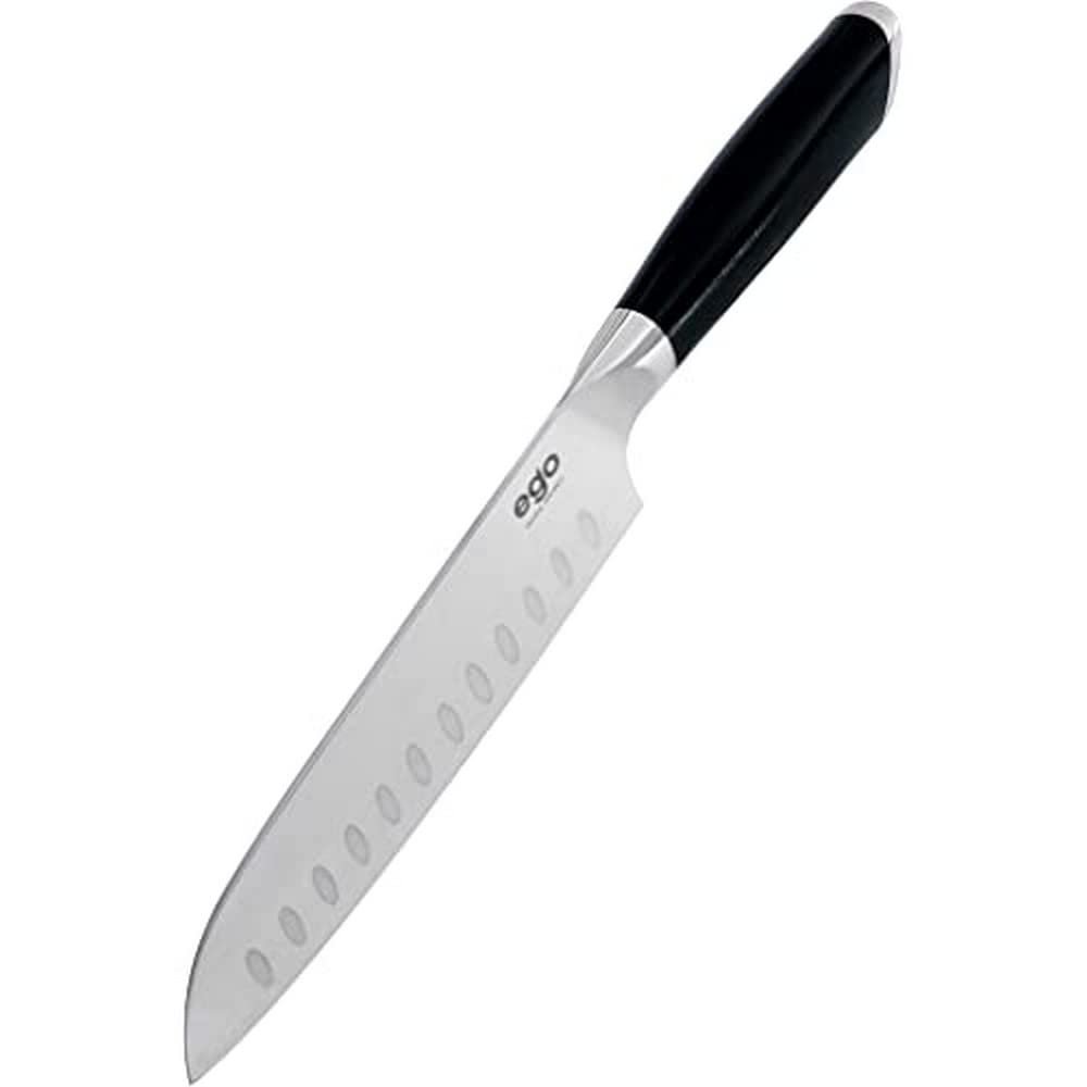 Wilfa EGO Sandvik Santokumesser - 18cm lange Klinge, aus hochwertigem Sandvik12C27 Messerstahl, Klin