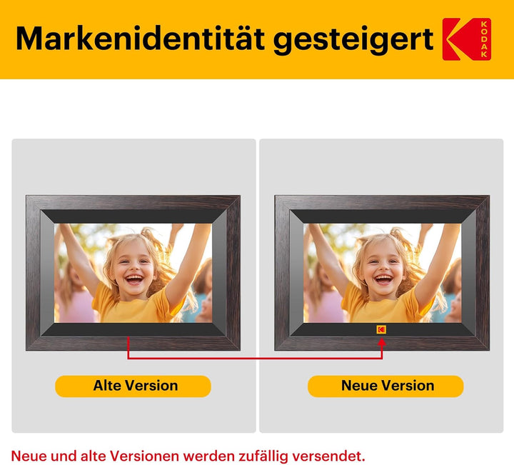 KODAK 10,1 Zoll WiFi Digitaler Bilderrahmen, 1280x800 HD IPS Touchscreen Smarter Bilderrahmen WLAN,