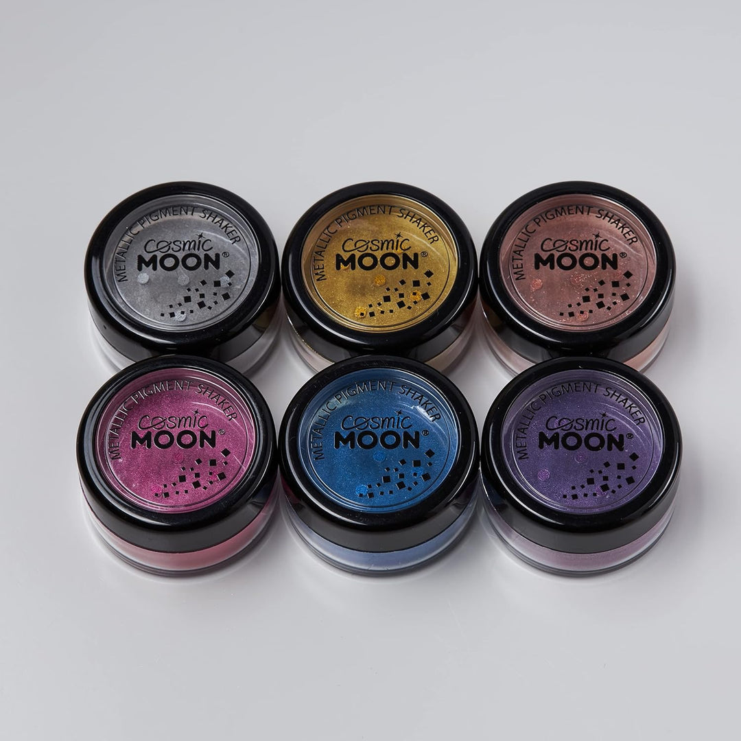 Cosmic Moon - Metallic-Pigmentstreuer - 5g - Set mit 8 Farben