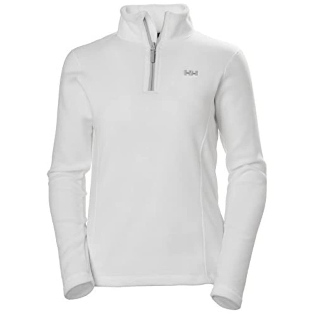 Helly Hansen Damen Daybreaker Fleecejacke 1/2 Zip, L Weiss
