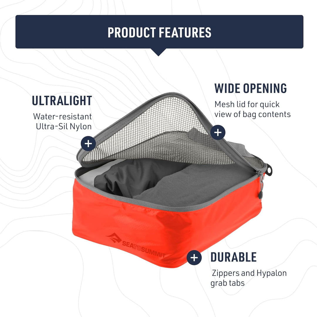Sea To Summit Ultra-SIL Garment Mesh Bag Medium Grau - Robuste vielseitige Kleideraufbewahrung, Grös
