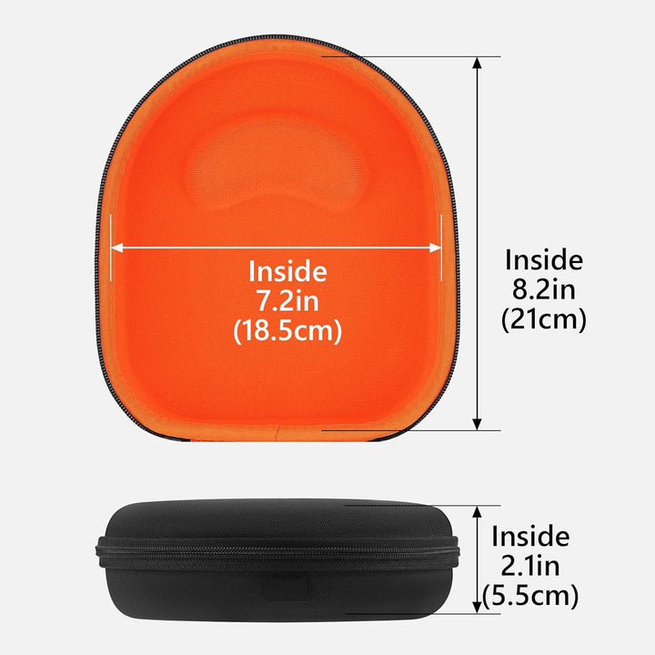 Geekria Tasche Kopfhörer für MEE Audio AF62, Sentey LS-4430 and More, Schutztasche für Headset Case,