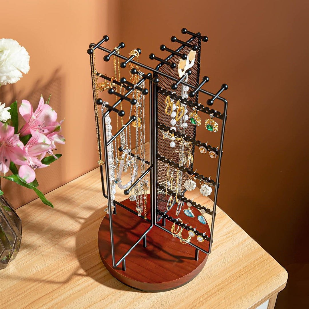 ProCase Schmuckständer Drehbarer Schmuckhalter Schmuckbaum Schmuckstander Jewelry Stand für Ohrring