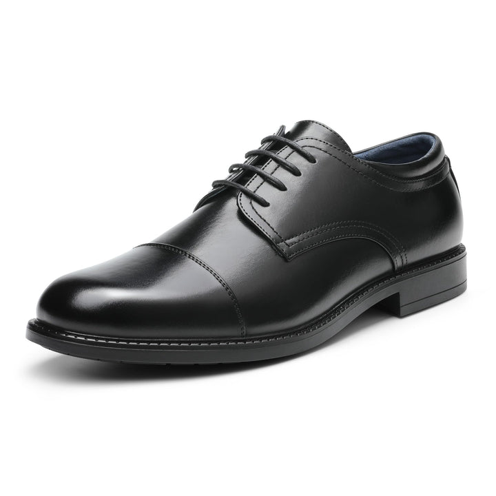 Bruno Marc Herren Anzugschuhe Schnürhalbderby 41 EU Schwarz, 41 EU Schwarz