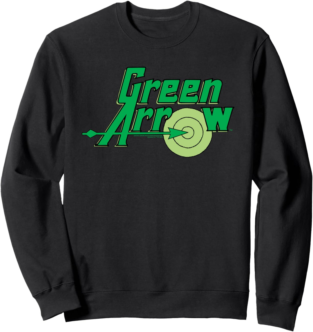 DC Comics Green Arrow Text Logo Sweatshirt
