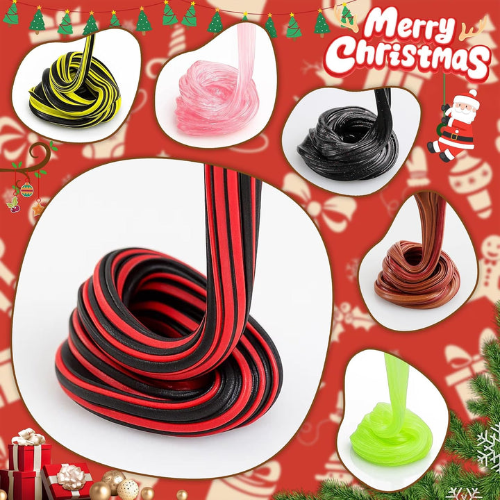 Funewest Slime Adventskalender 2025 – 24 Tage Halloween Schleim Countdown Kalender, Halloween und We