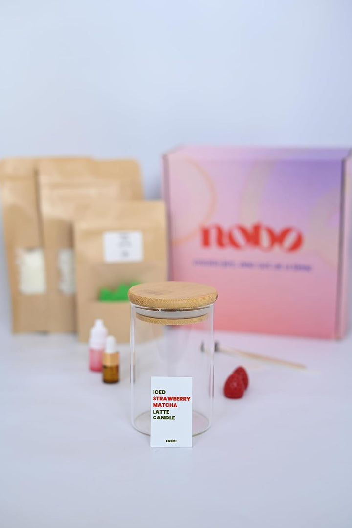 nobo crafts DIY Kerzenherstellungsset – selber machen Set für Erwachsene, kreative Geschenkidee & St