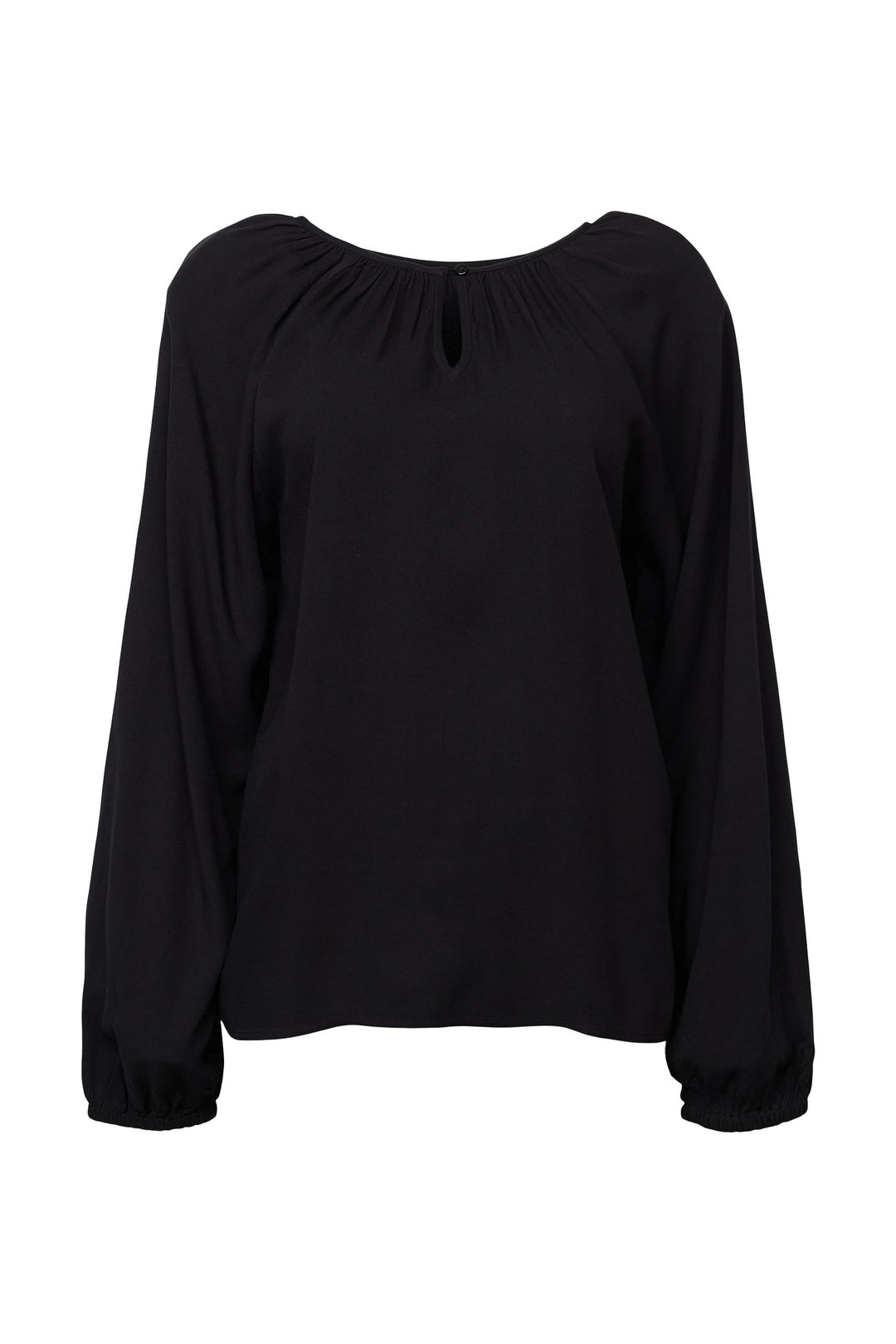 ESPRIT Damen Bluse XXS 001/Black, XXS 001/Black