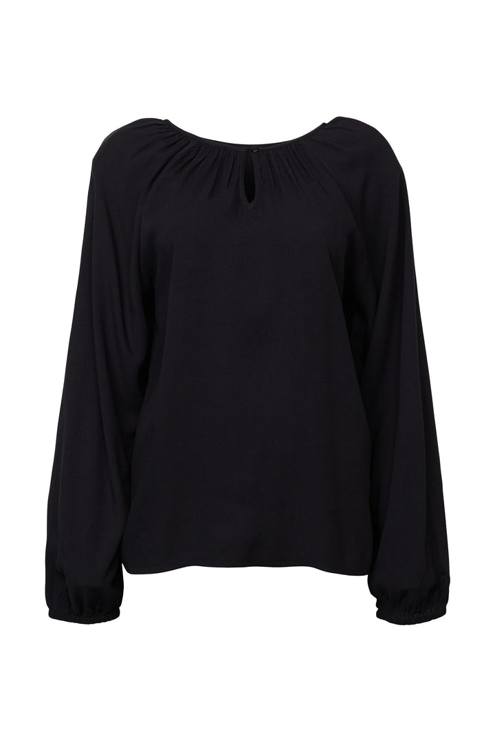 ESPRIT Damen Bluse XXS 001/Black, XXS 001/Black