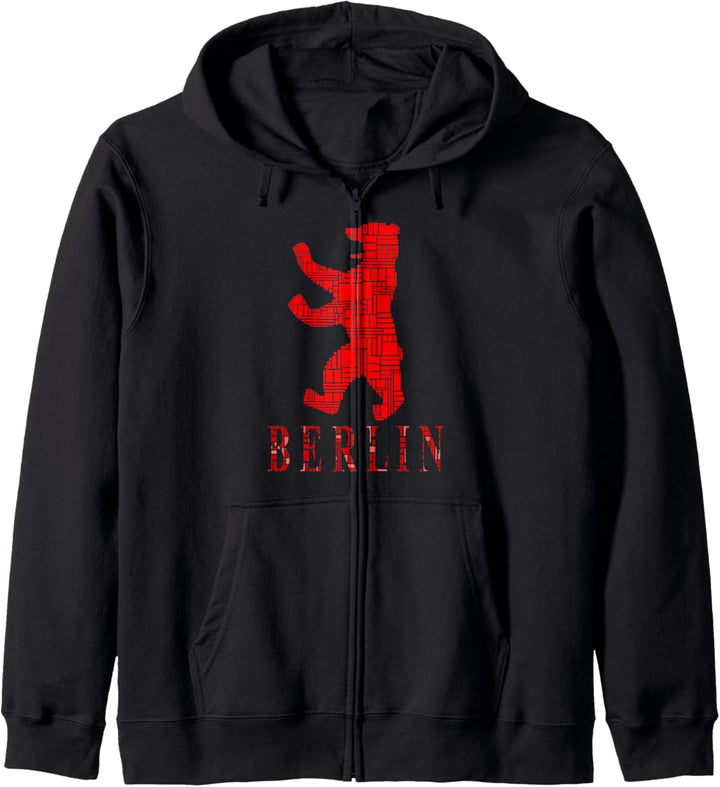 Berlin Design - Berliner Bär - I Love Berlin Kapuzenjacke