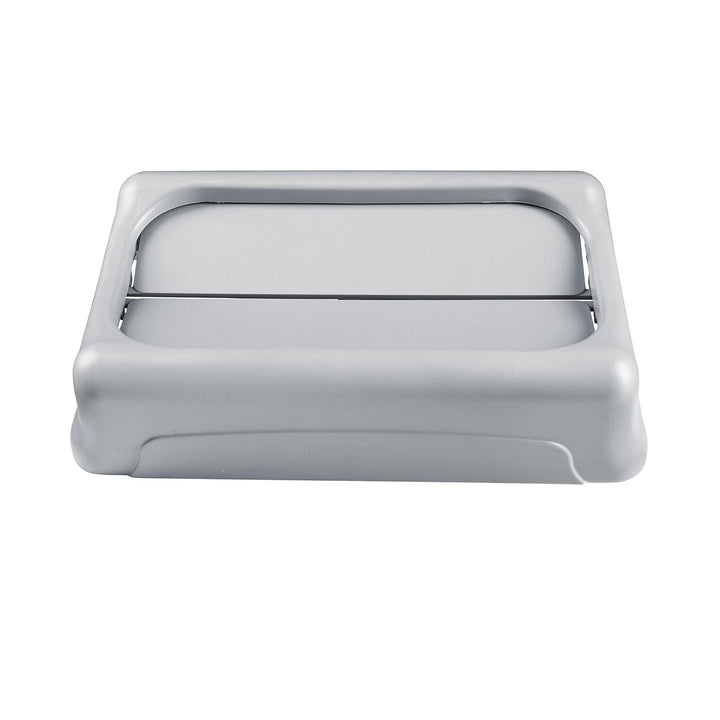 Rubbermaid Commercial Products Slim Jim Deckeleinheit für Recyclingstation für Flaschen, grau, 1 gra