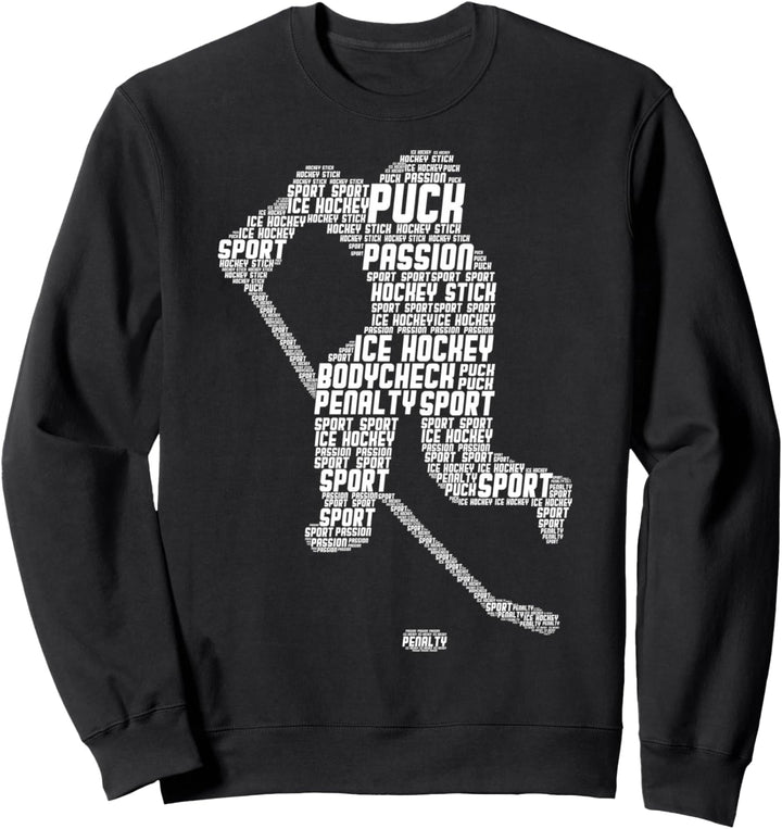 Eishockeyspieler Eishockey Männer Kinder Jungen Sweatshirt