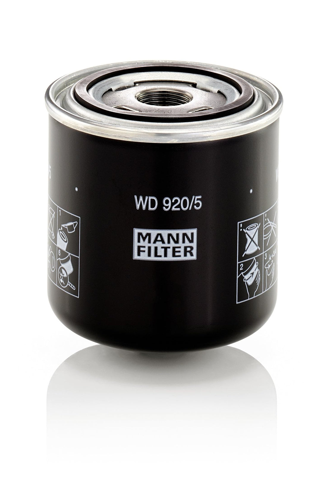 MANN-FILTER WD 920/5 Hydraulikfilter – Für Industrie, Land- und Baumaschinen