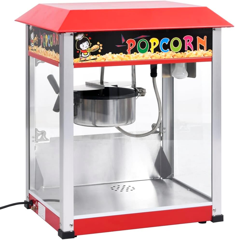 vidaXL - Popcornmaschine mit Teflon-Kochtopf 1400 W