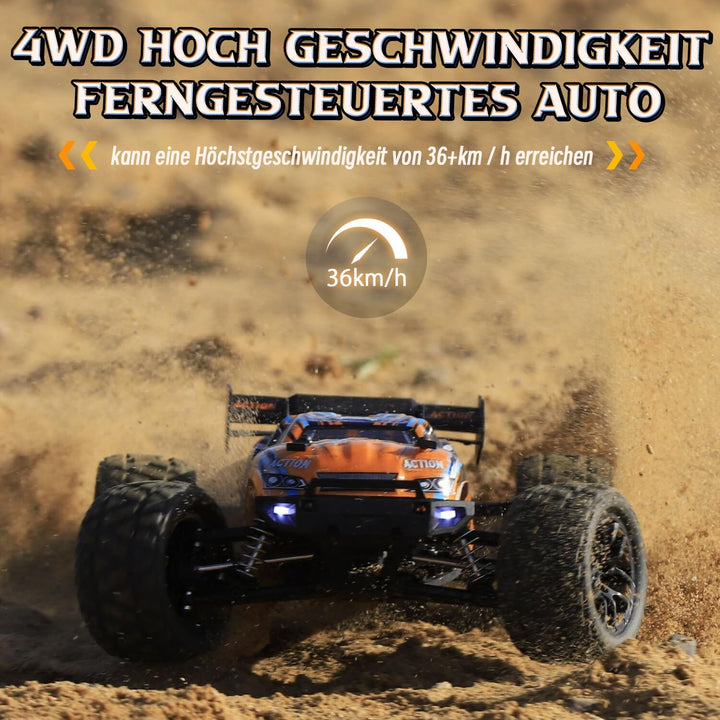 HAIBOXING Ferngesteuertes Auto 4WD RC Auto 1/18 36 km/h All Terrains Offroad Elektro Fahrzeug 2,4 GH
