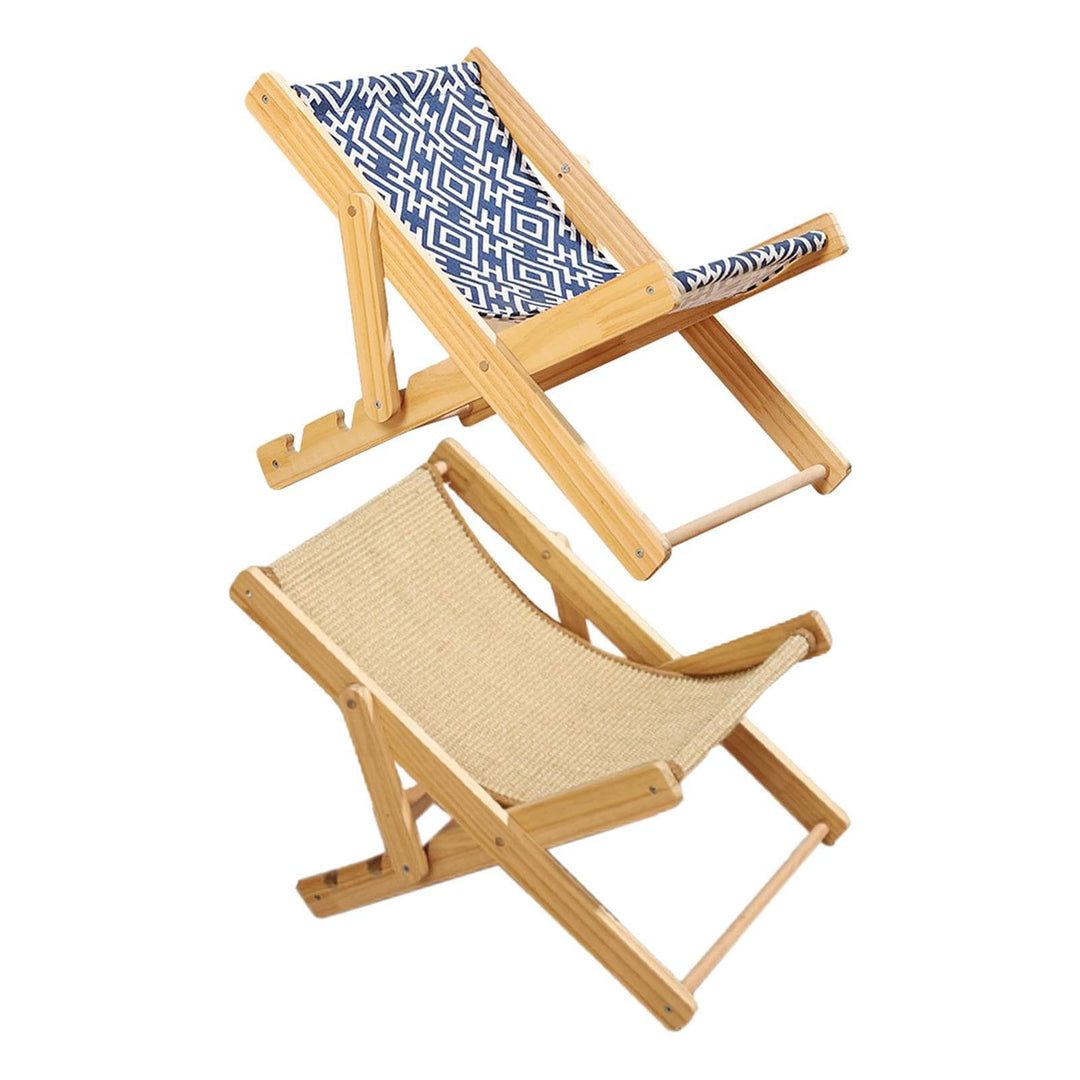 Katzen Hängematte Stuhl | 1/2 Stück Cat Sisal Chair | 4-stufig Höhenverstellbares Katzenhängematte K