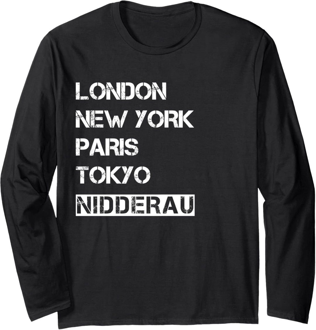 Meine Stadt! Geburtsort & Heimatliebe Nidderau Langarmshirt