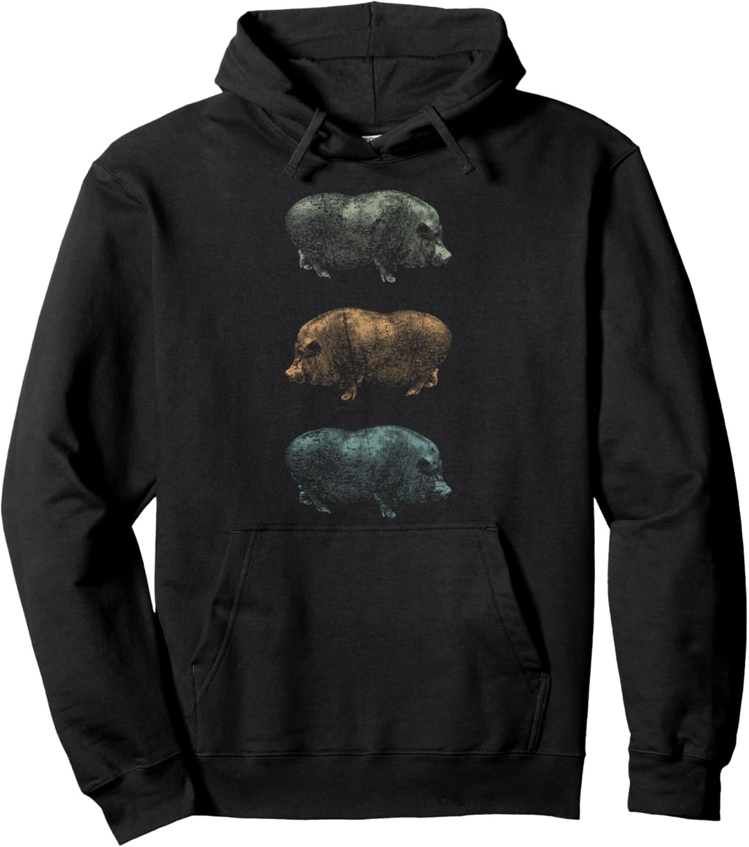 Minischweine Hängebauchschweine Pullover Hoodie