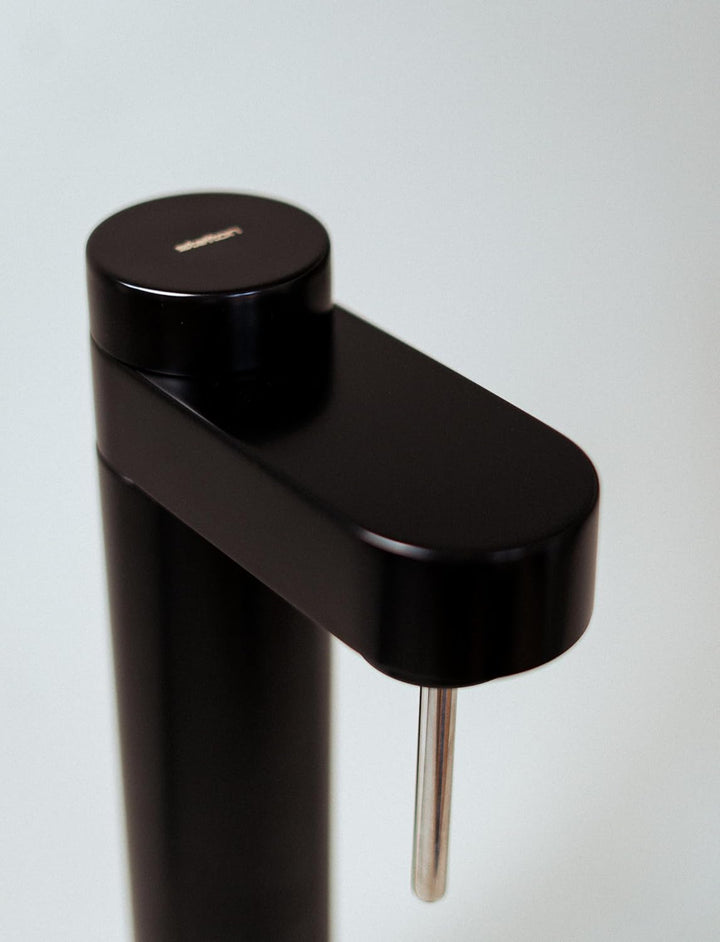 Stelton CO2 Carbonator, Brus Wassersprudler Schwarz Metallic