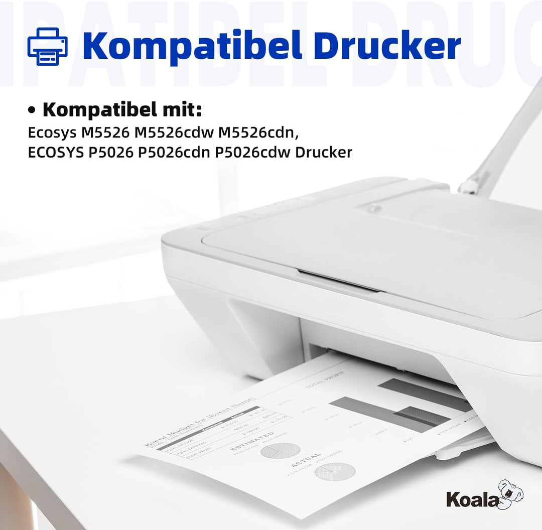 Koala TK5240 Toner kompatibel mit Kyocera TK-5240 TK-5240K TK-5240C TK-5240Y TK-5240M Toner für Kyoc