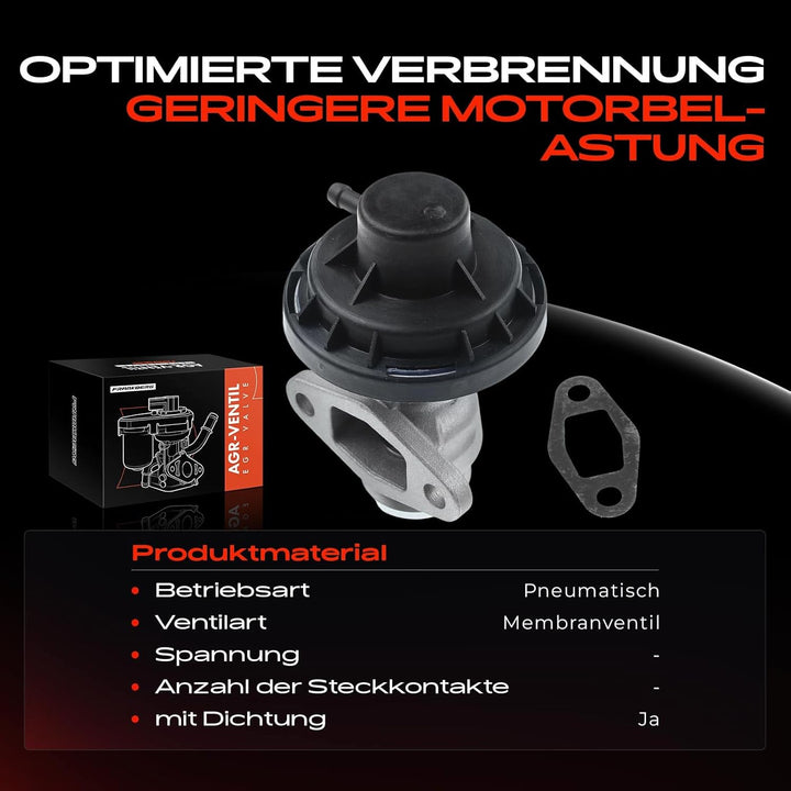 AGR-Ventil Pneumatisch für Caddy III 2KA 2KB Golf V 1K1 2.0L Diesel 2004-2010 038131501AH