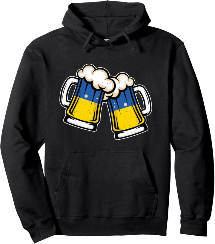 Ukraine Flagge Bierkrug - Cooles ukrainisches Bier Pullover Hoodie