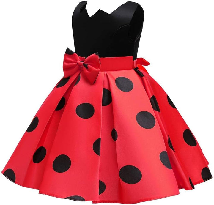 Lito Angels Marienkäfer Gepunktetes Heldenmädchen Kleid Kostüm Verkleidung Kleinkind Mädchen Grösse