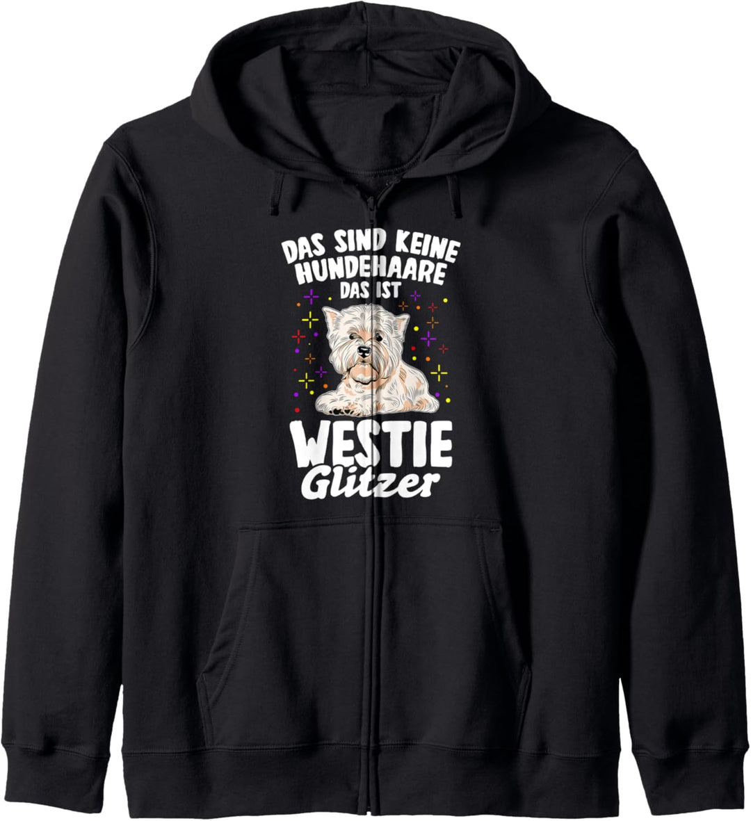 Westie Gassi Gehen Hundebesitzer Hund Geschenk Hundefan Kapuzenjacke