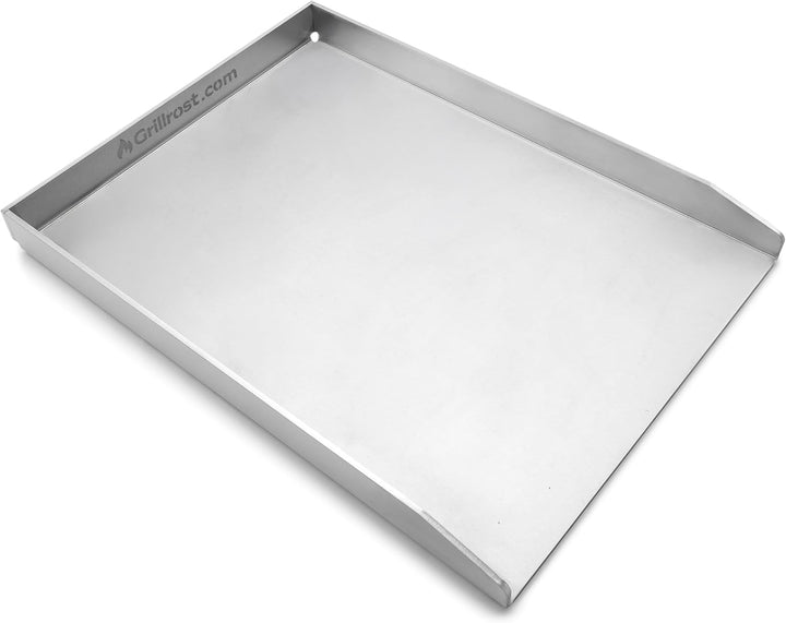 Grillrost.com Das Original Edelstahl Grillplatte | Plancha 45x34cm - passend für Napoleon LE/LEX/Pre