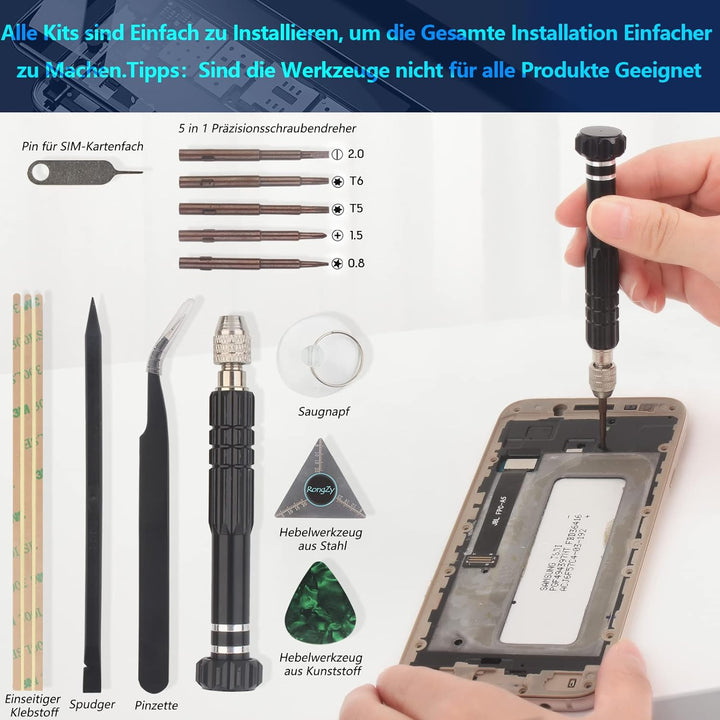 RongZy Display für Huawei Mate 20 Lite LCD Bildschirmersatz Digitizer Touchscreen Montiert Ersatz mi