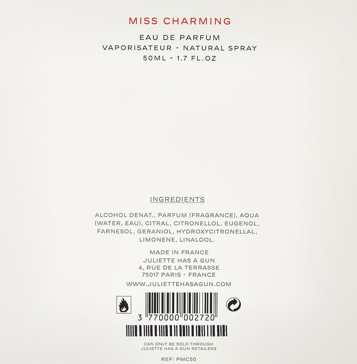 Juliette has a gun Miss Charming Edp - New Pack 1 x 50 ml, 1 x 50 ml
