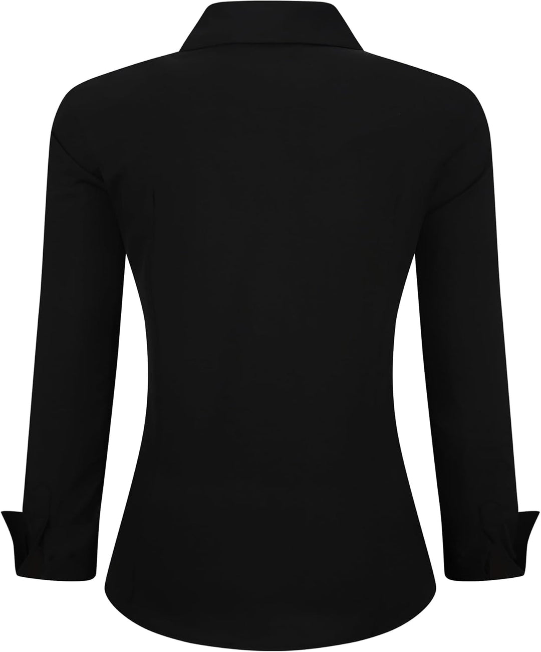 Alex Vando Bluse Damen Langarm Hemd Damen Stretch – Business Button Down Shirts, Bügelfrei Arbeitshe