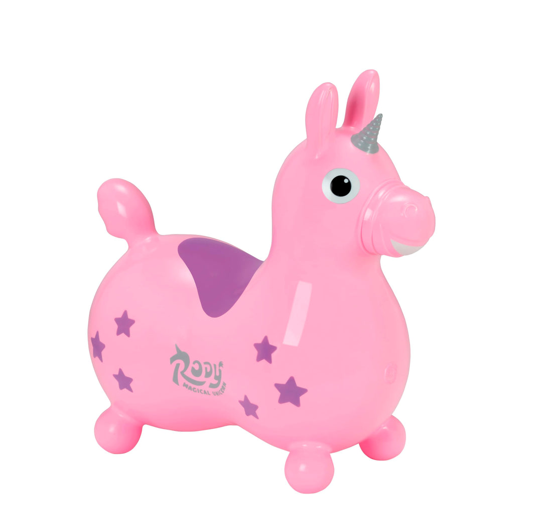 GYMNIC Animal Magic Springer, Einhorn, Pinky, für Kinder – Gleichgewichts- und Koordinationstraining
