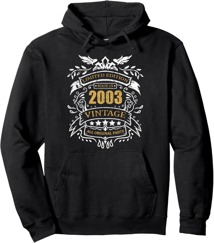 Limited Edition 20. Geburtstag Geschenkidee Vintage 2003 Pullover Hoodie