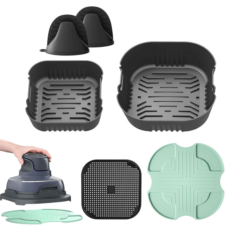 Airfryer Zubehör, kompatibel mit Ninja CRISPi Pro FN101EU – für Air Fryer/Heissluftfritteuse: Siliko