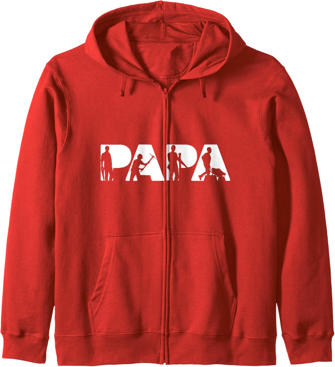 Stolzer Bauarbeiter-Vater, lustiges Papa-Vater-Geschenk Kapuzenjacke