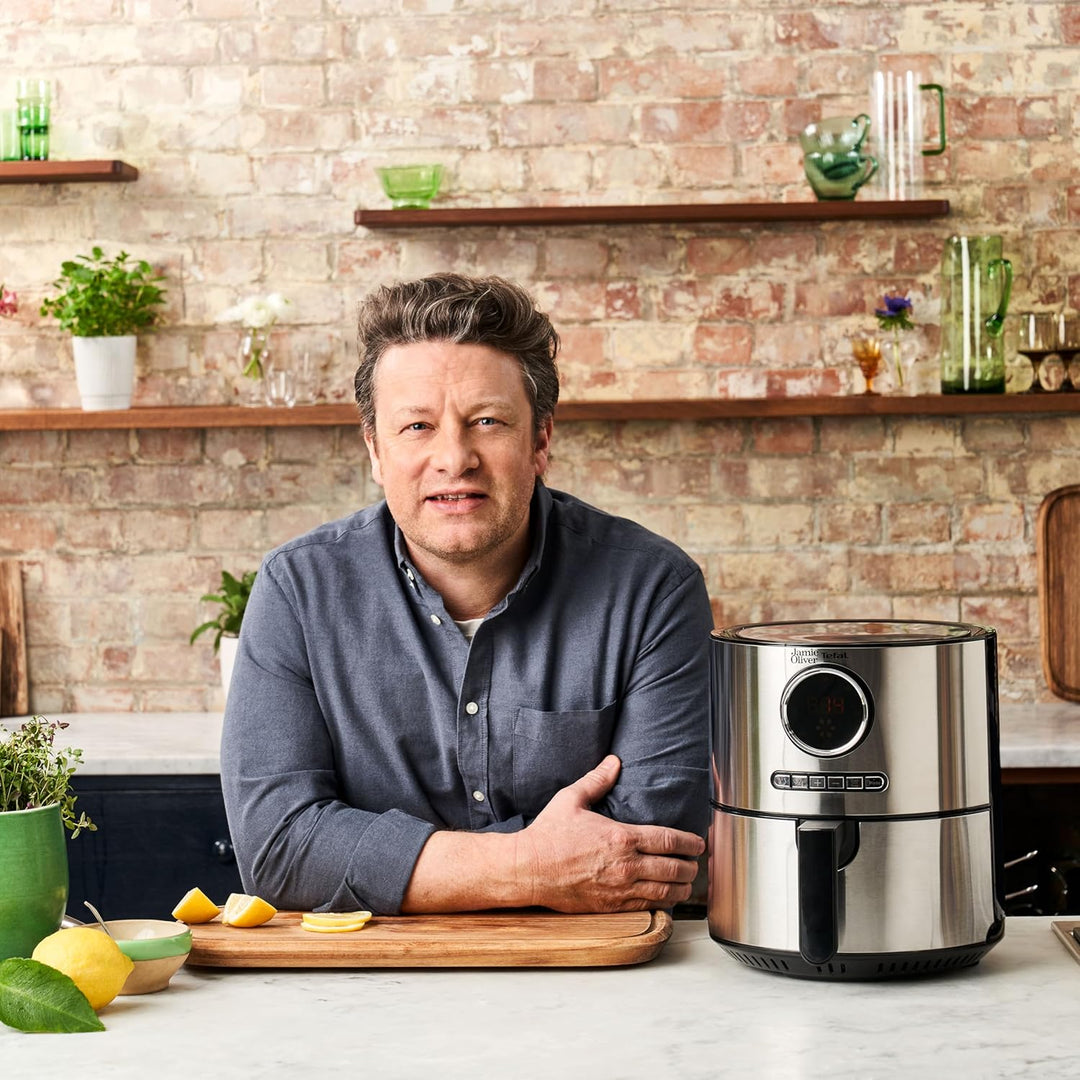 Jamie Oliver by Tefal Ultra Fry Heissluftfritteuse, 1630 W, XL-Kapazität (4,2 L), Temperatureinstell