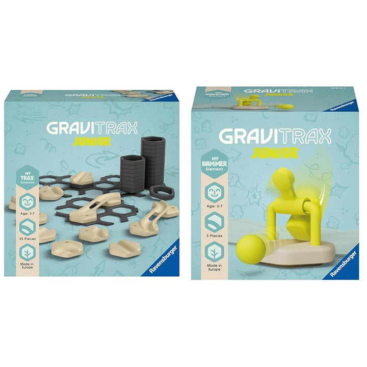 Ravensburger GraviTrax Junior Extension Trax - Erweiterbare Kugelbahn für Kinder & GraviTrax Junior
