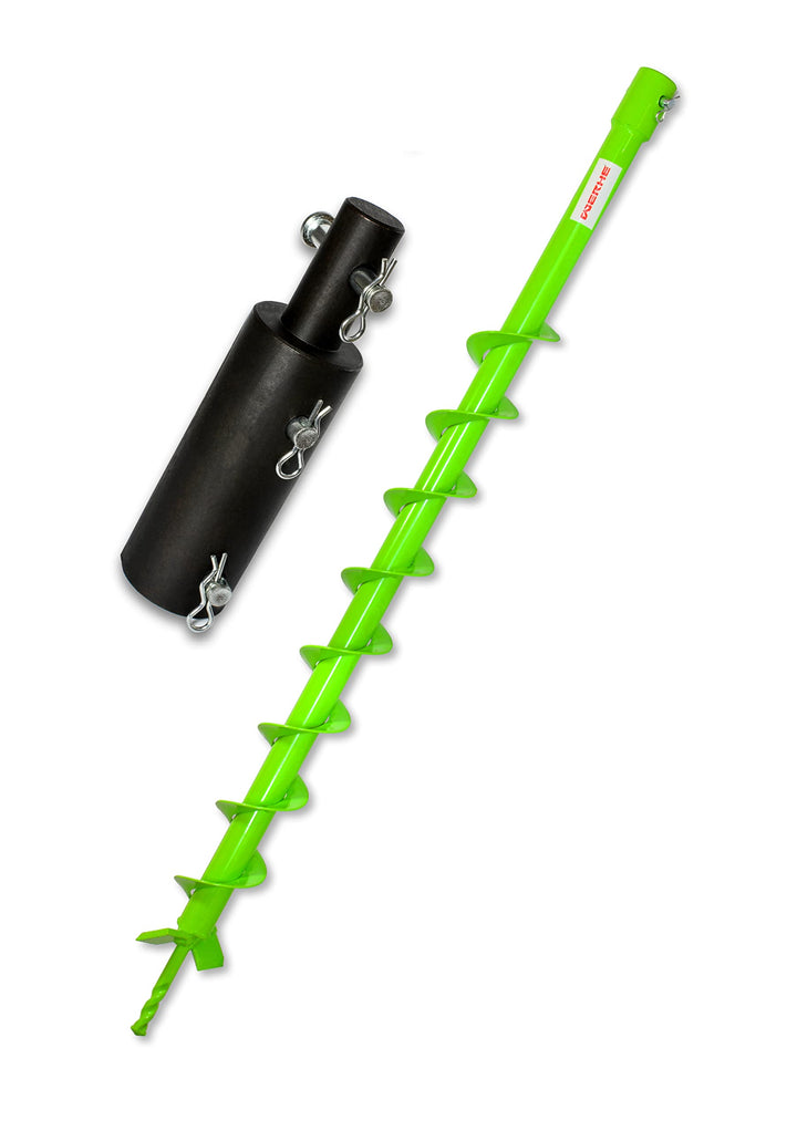 WERHE Profi Bohrer für Erdbohrer 60 mm Florbohrer Brunnenbohrer robuste Bohrspitze passend für Makit