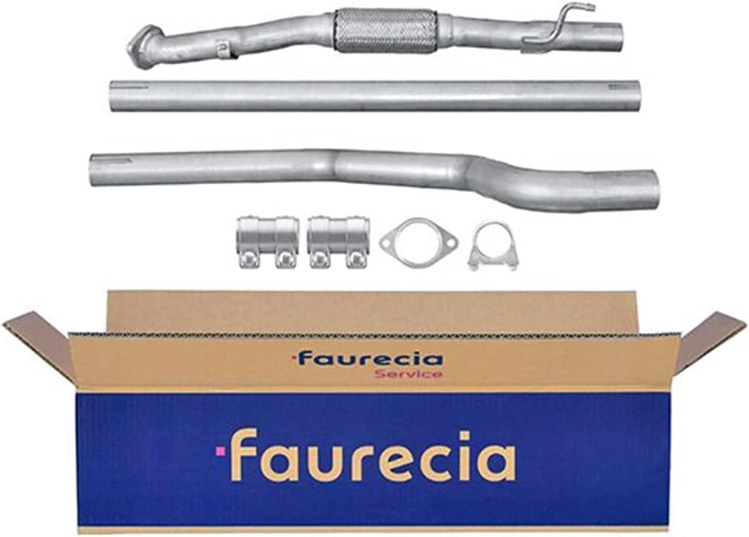 HELLA 8LA 366 000-441 Abgasrohr - Easy2Fit® Kit - vorne - dreiteilig - Set mit Anbauteilen