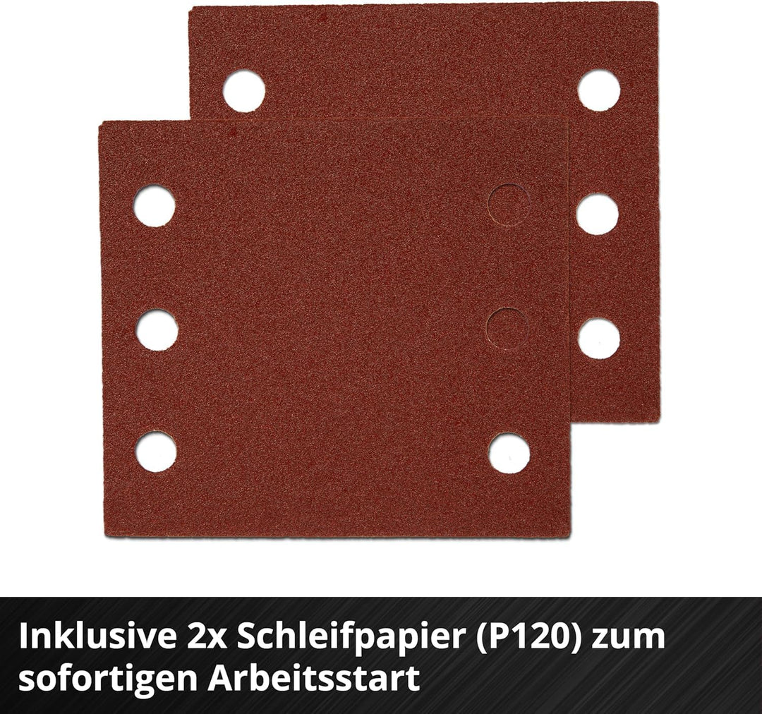 Einhell Akku-Faustschleifer TE-OS 18/113 Li-Solo Power X-Change (18 V, Schwingschleifer, 1,8 mm Schw