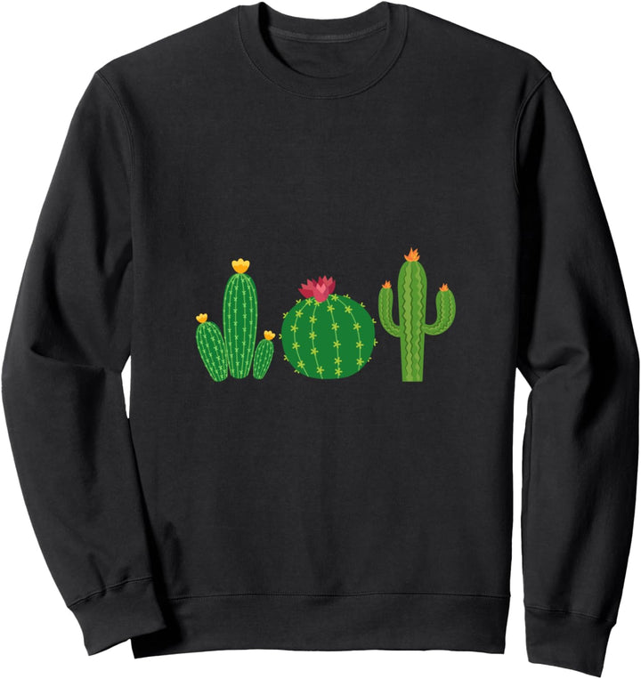 Saguaro Catus und Fass Kakteen Sweatshirt