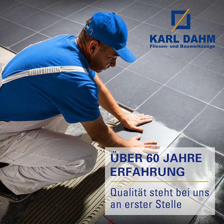 Karl Dahm Gummihammer Weiss 55mm 300g I Leichter Hammer für bruchempfindliche Materialien I Schmutzu