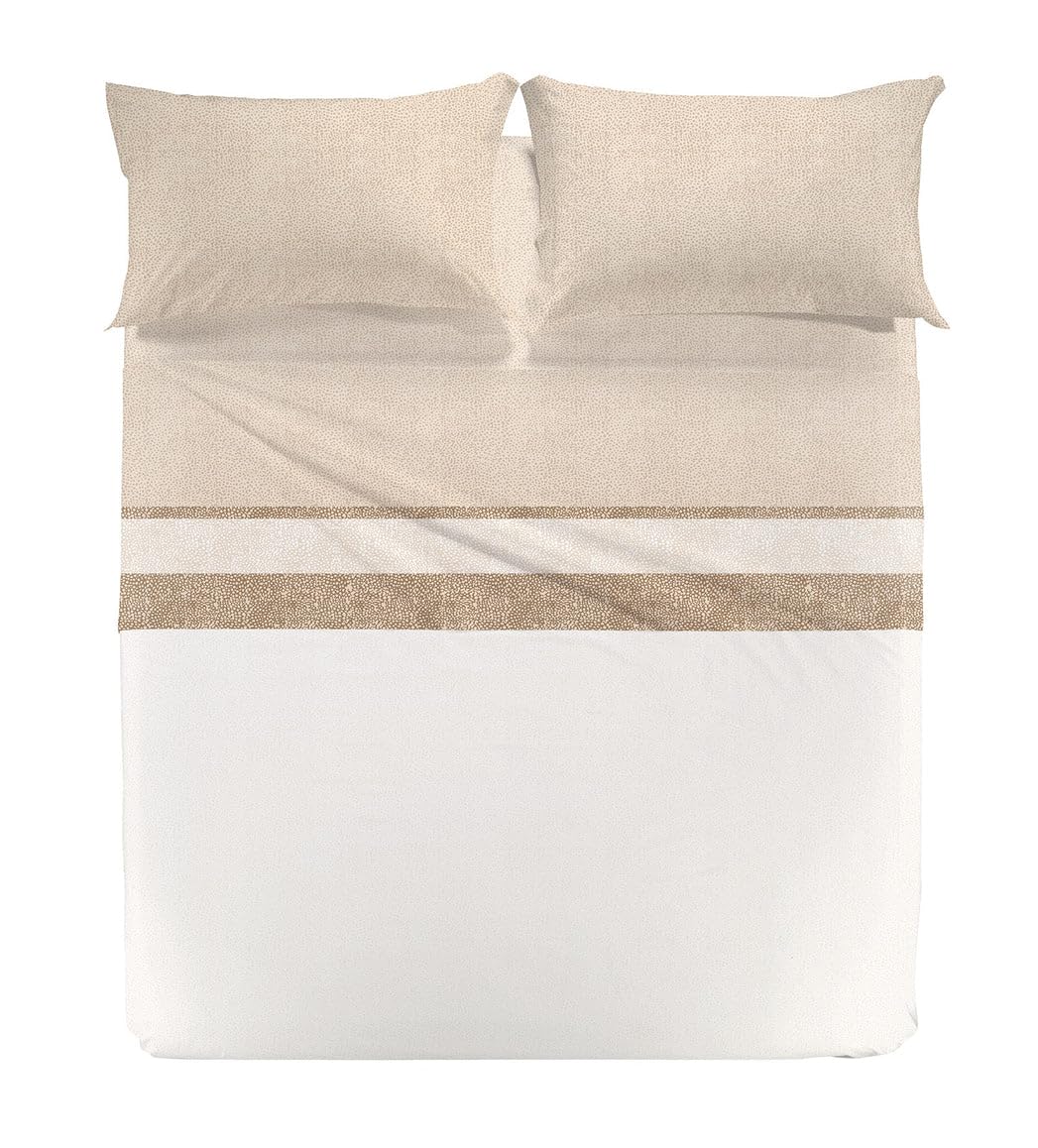 Caleffi - Bettwäsche-Set Nevada2 Nicht spezifiziert für Doppelbett Natur