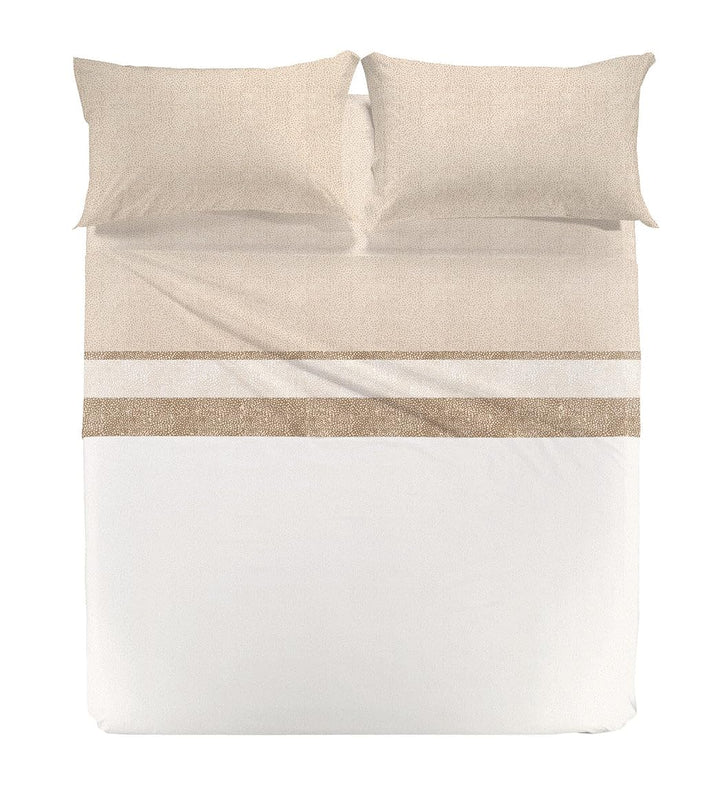 Caleffi - Bettwäsche-Set Nevada2 Nicht spezifiziert für Doppelbett Natur