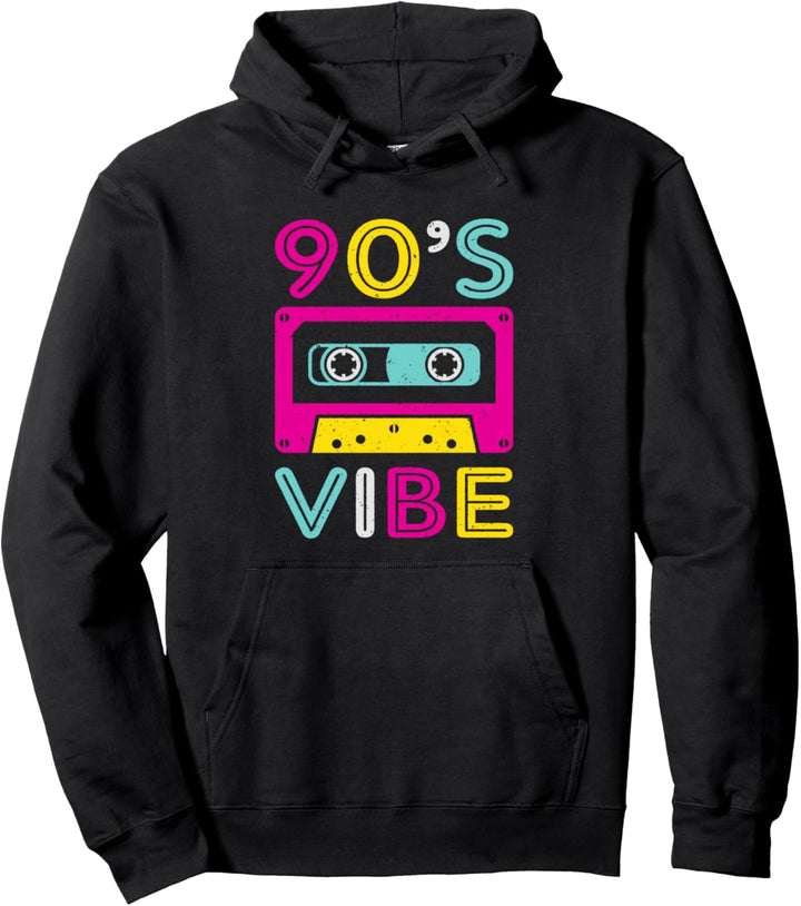 Retro 90s Vibes Neunziger Party Vintage Alte Musik Pullover Hoodie