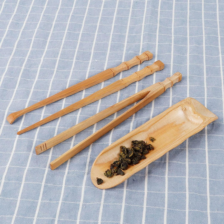 4 Stücke Teelöffel Chinesisches Klassisches Teeservice Werkzeug Teezeremonie Zubehör Chinesisches Ku