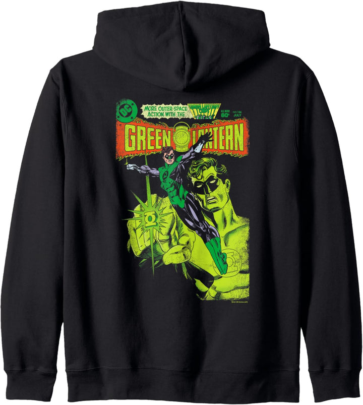 Green Lantern Vintage Cover Kapuzenjacke