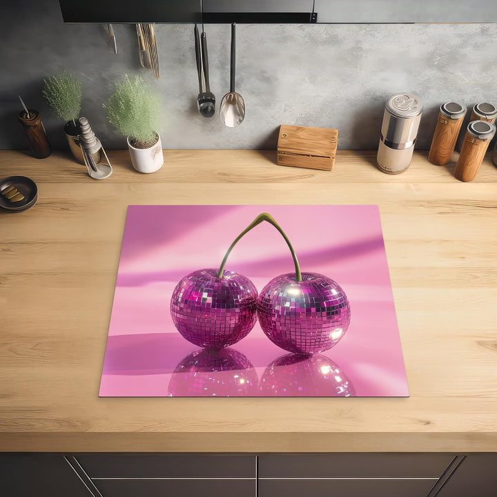 KitchenYeah© Herdabdeckplatte Einteilig 59x51 cm Küche Ceranfeld Abdeckplatte Cerankochfeld Abdeckun